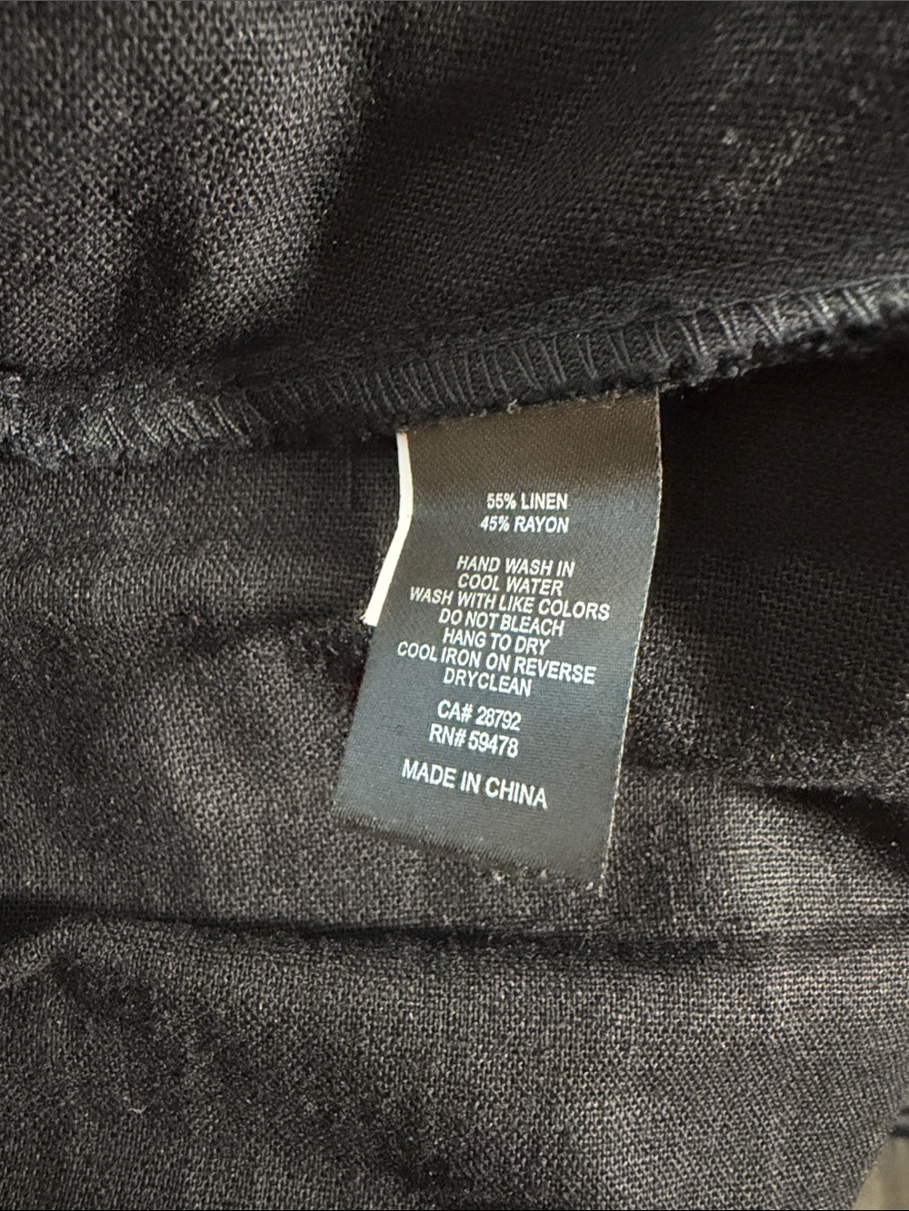 Sigrid Olsen Black Midi Skirt with Tie Front and Eyelet Hem - Picture 9 of 10